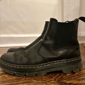 Black Leather Dr. Martens Chelsea Boots